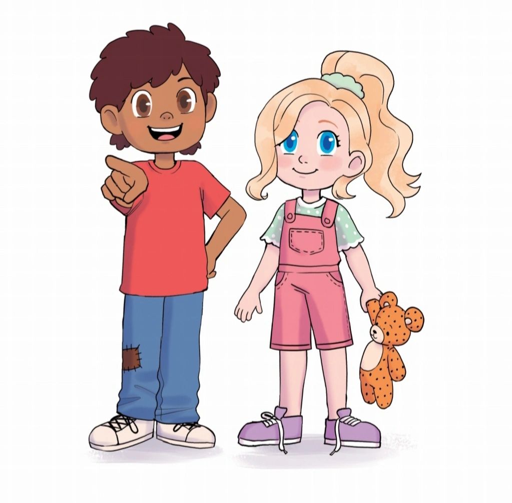 Ethan and Abby — characters from the Faith Adventures series